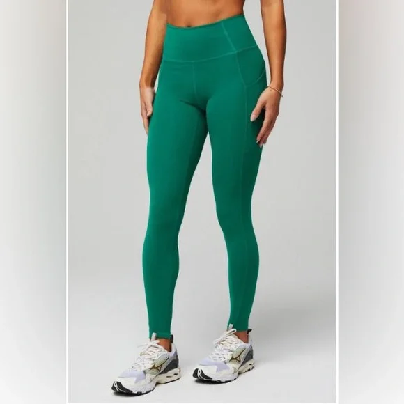 NWT- Fabletics PureLuxe HW Pocket Full length Leggings -FAIRWAY (27” inseam) - Picture 8 of 12